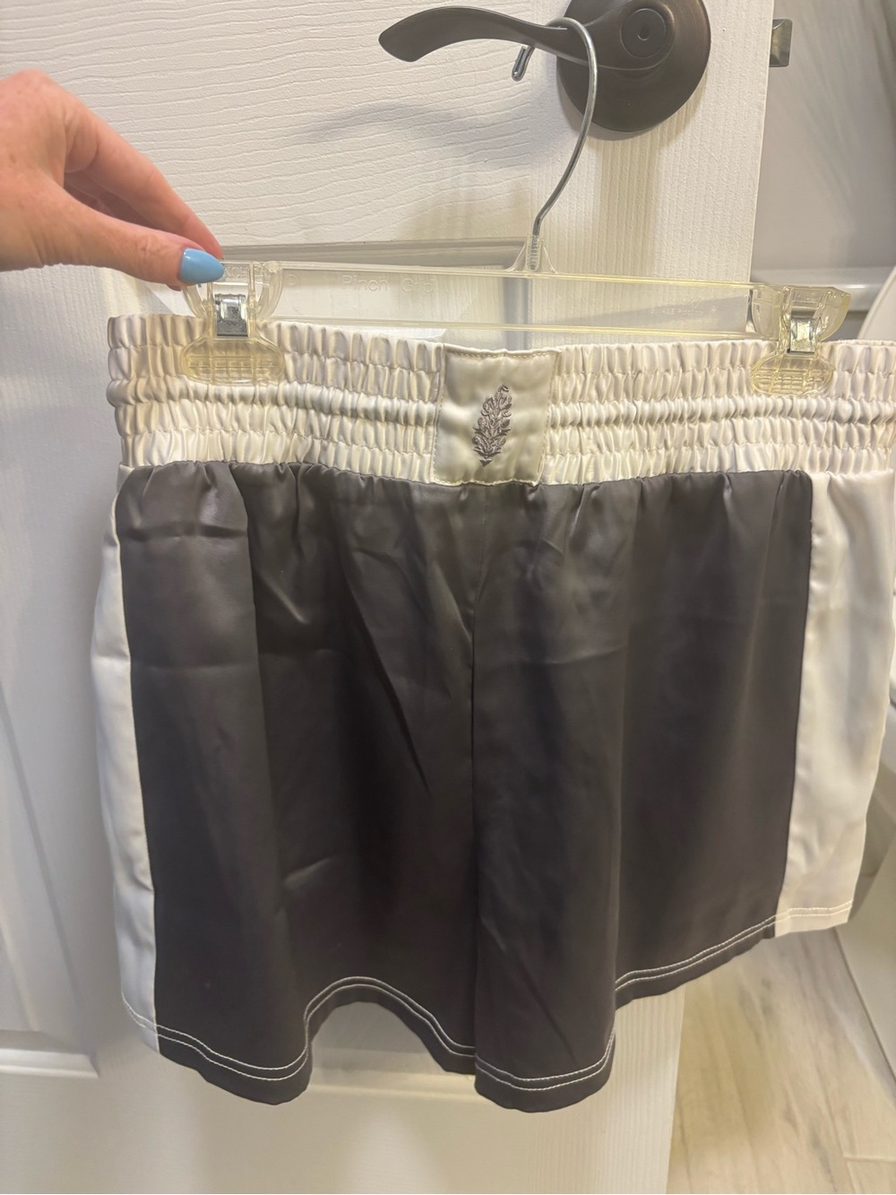 FP Movement by Free People Cream High-Waist Shorts- in the ring shorts - Picture 5 of 5